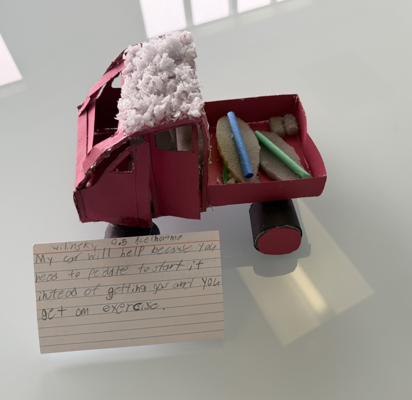 Prototype: a truck you pedal to start