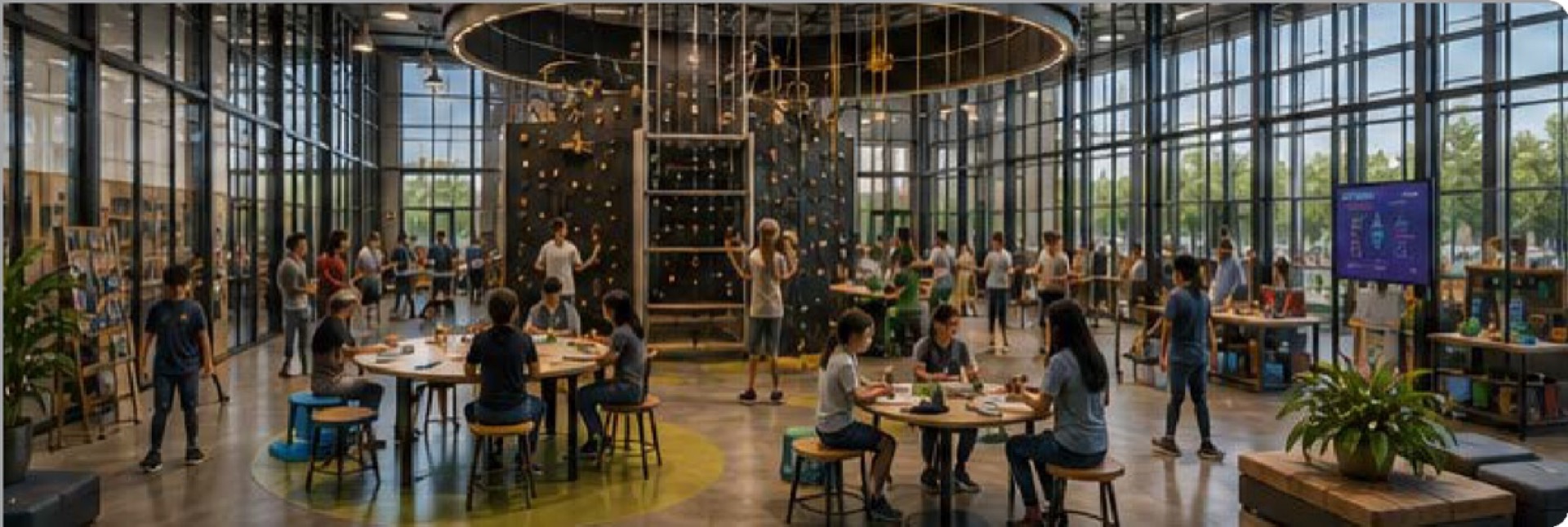 Rendering of the Creativity Gym